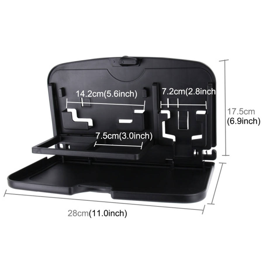 SHUNWEI SD-1509 Car Auto Back Seat Folding Table Drink Food Cup Tray Holder Stand Desk Multi-purp...