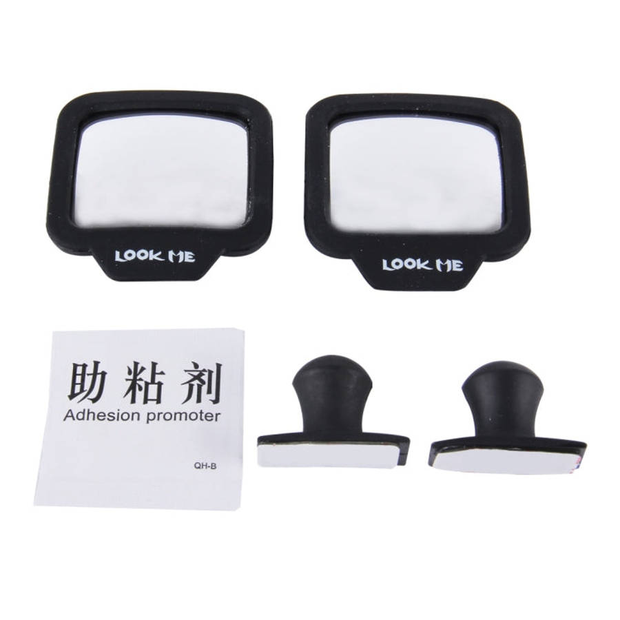 2 PCS 270 Degree Wide-angle Lens Magnetic Adjustable Rear View Mirror, 270 Degree Wide-angle Mirror