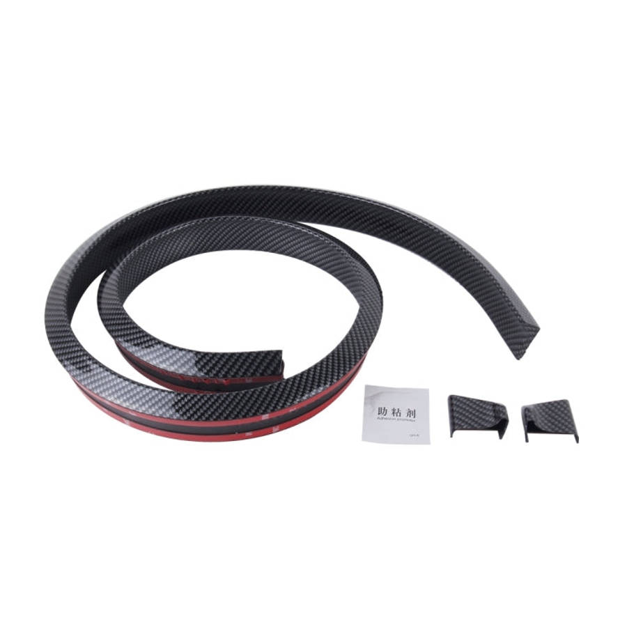 Universal 1.5m Car Front Bumper Lip Splitter Spoiler Skirt Adhesive Protector, 1.5m