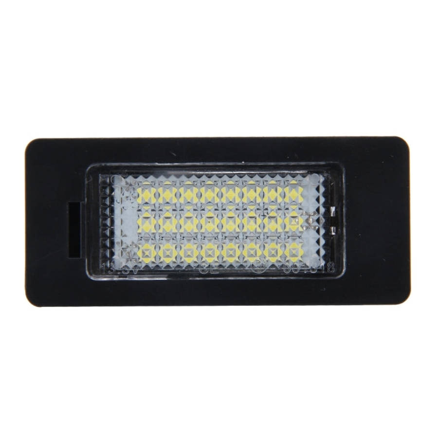 2 PCS License Plate Light with 24 SMD-3528 Lamps for BMW E81/E82/E90/E91/E92/E93/E60/E61/E39 (Whi...