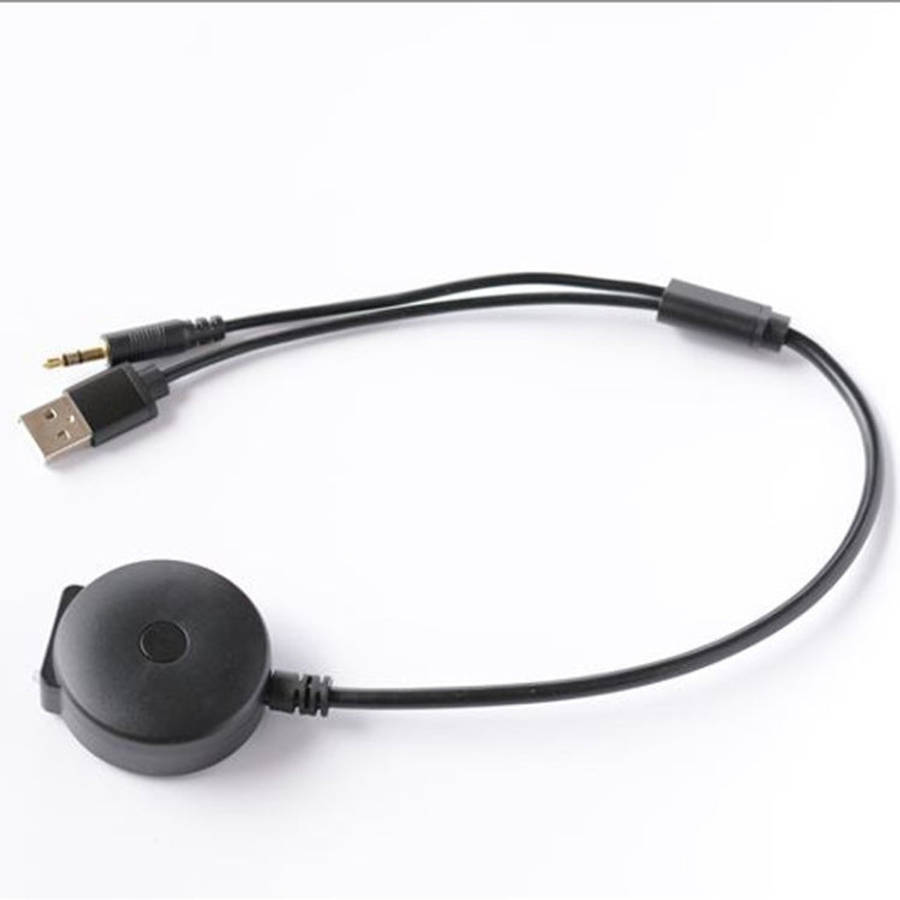 Universal Car Bluetooth Adapter Radio Stereo AUX Cable Adapter AUX USB Interface, AUX USB Interface