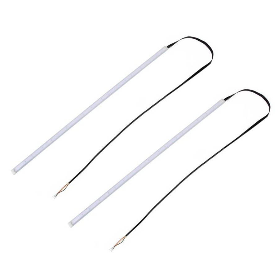 2 PCS 30cm DC12V 4.2W Ultra-thin Car Auto Double Colors Turn Lights / Running Lights, with LED SM...