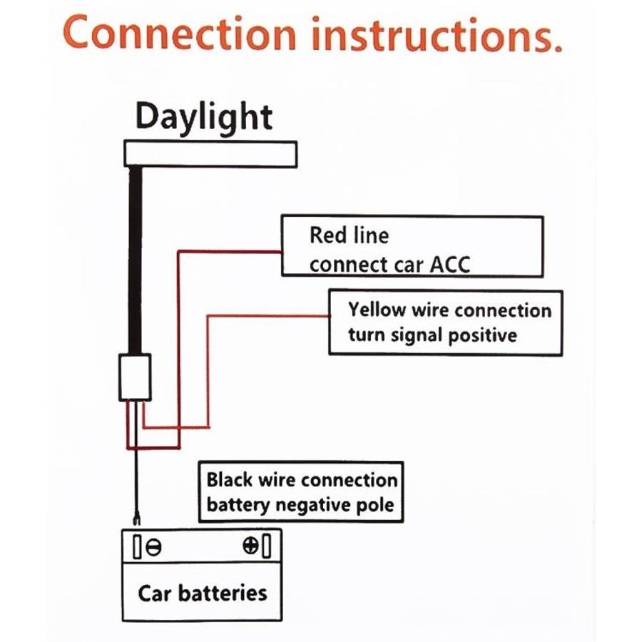 2 PCS 30cm DC12V 4.2W Ultra-thin Car Auto Double Colors Turn Lights / Running Lights, with LED SM...