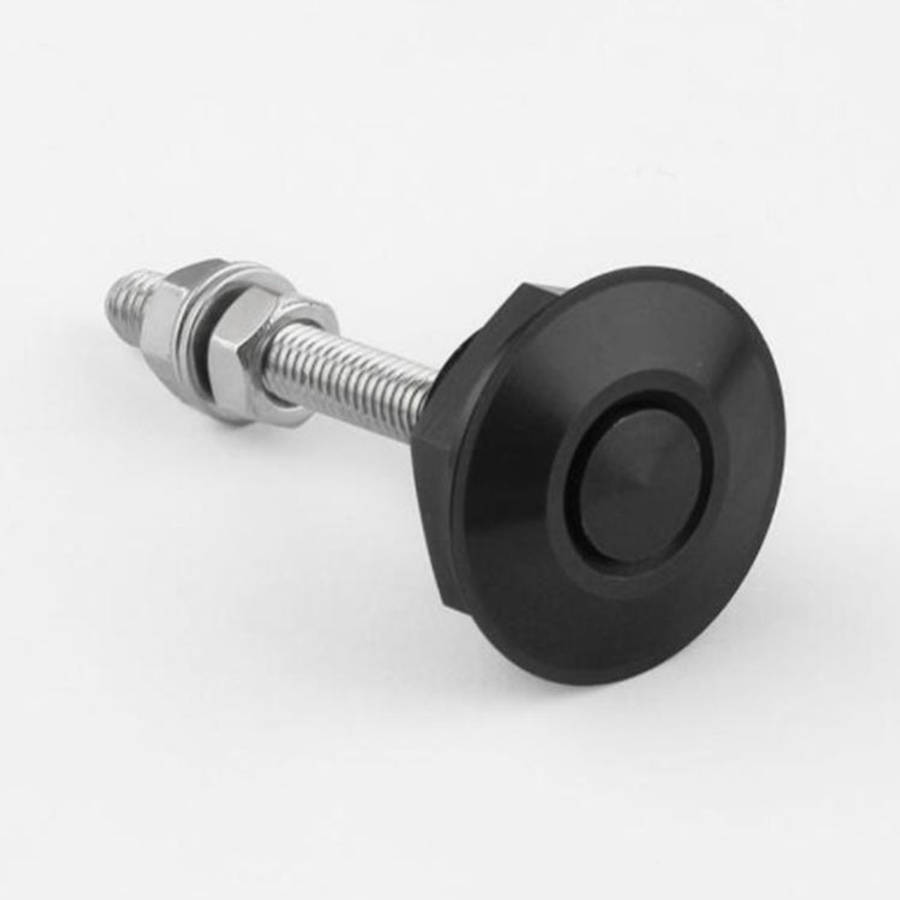Car Mini Stainless Steel Quick-pins Push Button Billet Hood Pins Lock Clip Kit, Mini Stainless St...