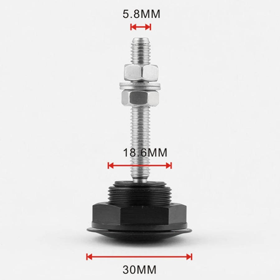 Car Mini Stainless Steel Quick-pins Push Button Billet Hood Pins Lock Clip Kit, Mini Stainless St...