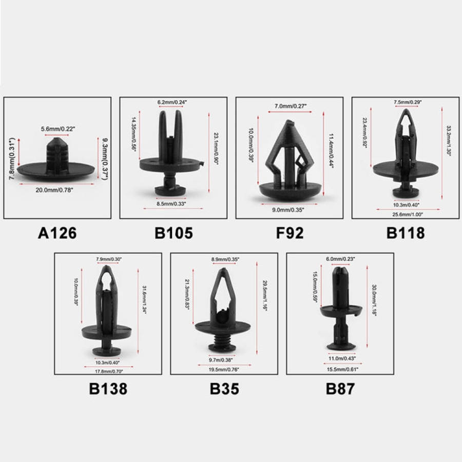 415 PCS Car Retainer Clips Assortment Car Panel Trim Plastic Fasteners Rivet Clips Set, 415 PCS