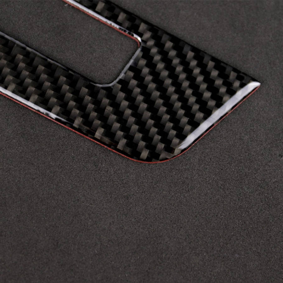 Car Carbon Fiber Central Control CD Panel Decorative Sticker for Mercedes-Benz W204 2011-2013 7-b...