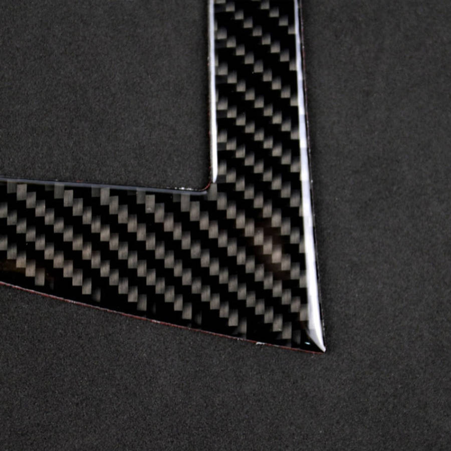 Car German Flag Carbon Fiber Central Control CD Panel Decorative Sticker for Mercedes-Benz W204 2...