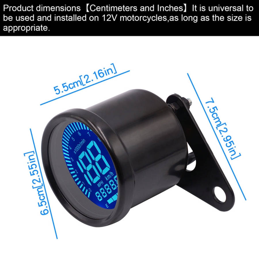 Motorcycle Multi-functional Modification Instrumentation Motorcycle Odometer Speedometer Tachomet...