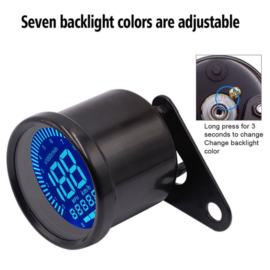 Motorcycle Multi-functional Modification Instrumentation Motorcycle Odometer Speedometer Tachomet...