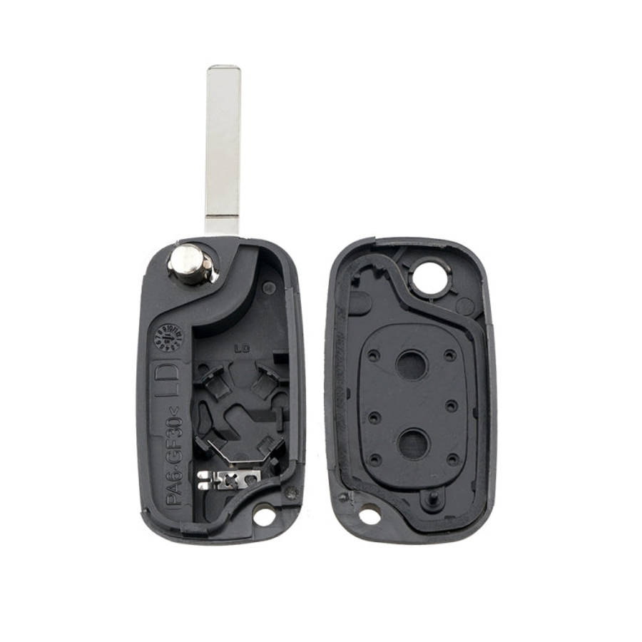 For RENAULT Clio / Megane / Kangoo / Modus Car Keys Replacement 2 Buttons Car Key Case with Folda...
