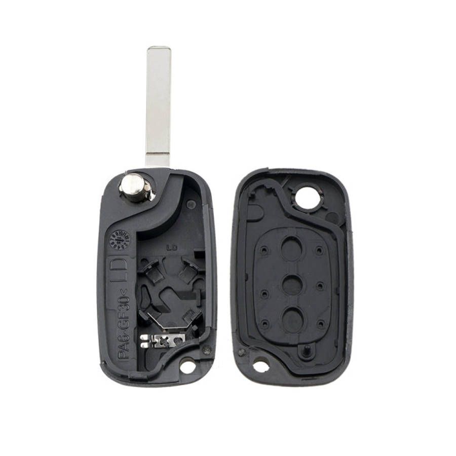 For RENAULT Clio / Megane / Kangoo / Modus Car Keys Replacement 3 Buttons Car Key Case with Folda...