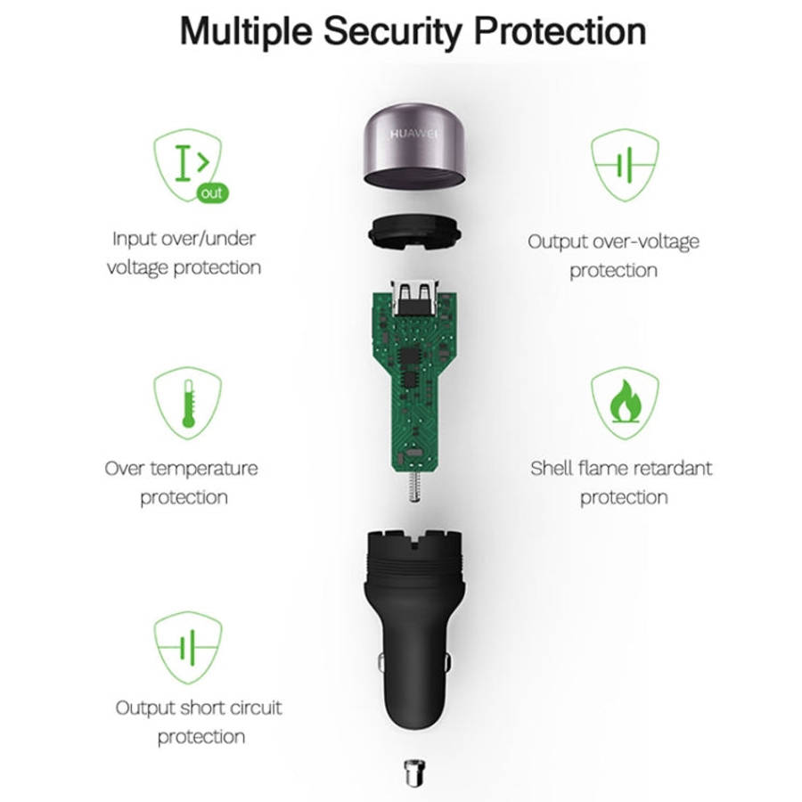Original Huawei CP31 18W Max Dual USB Port Fast Charging Car Charger, CP31