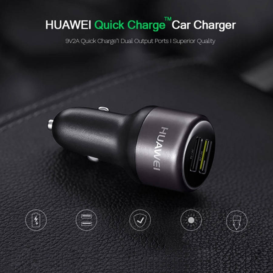 Original Huawei CP31 18W Max Dual USB Port Fast Charging Car Charger, CP31