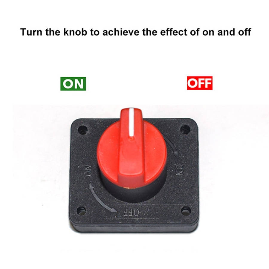 Car Motorcycles Battery Selector Isolator Disconnect Rotary Switch Cut, A730