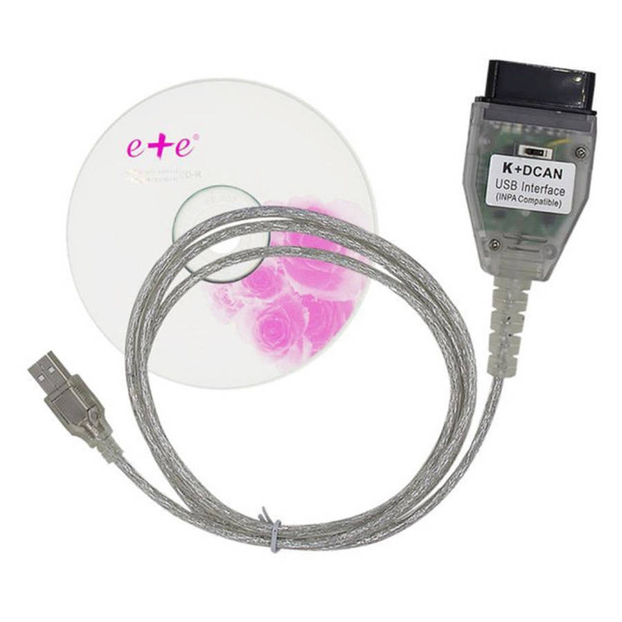 INPA K+CAN with Switch USB Interface Cable for BMW, For BMW (White), For BMW (Blue)