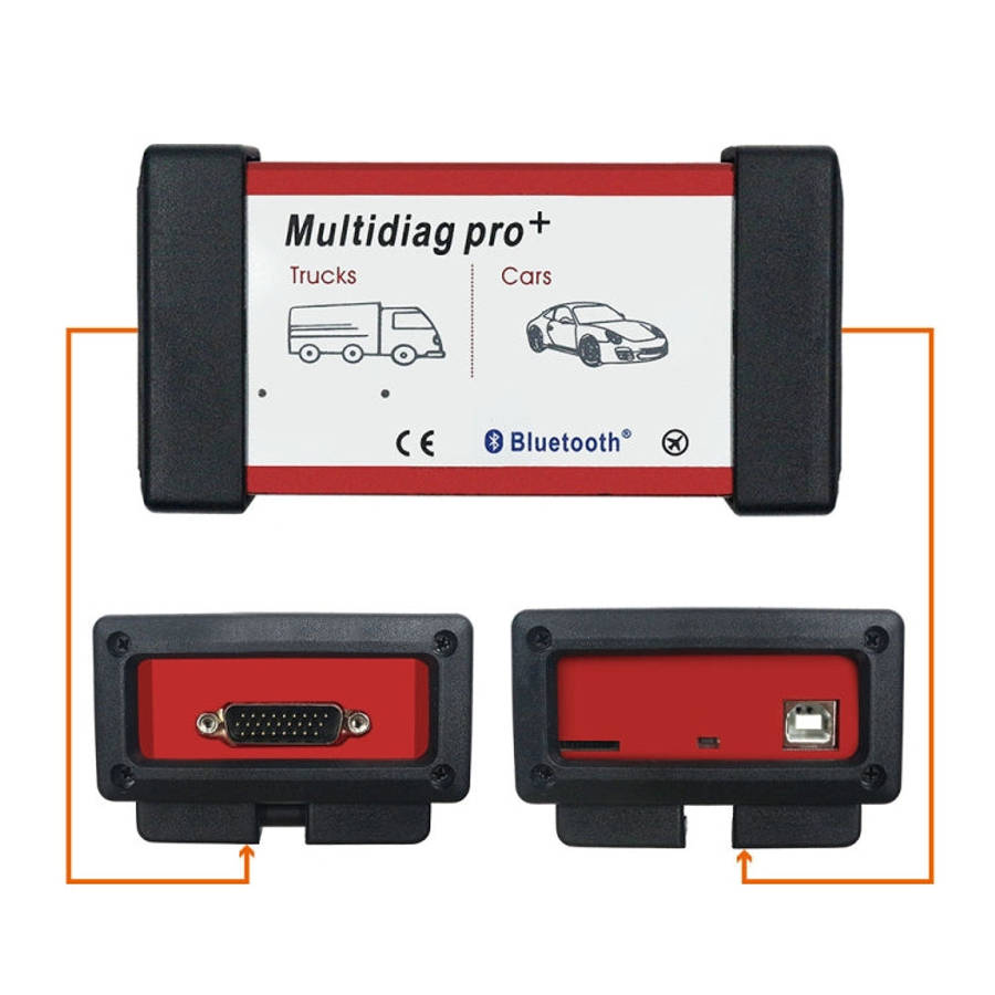 Multidiag Pro+ OBD2 CDP TCS CDP Bluetooth OBD2 Scan for Cars/Trucks OBDII Auto Diagnostic Scanner...
