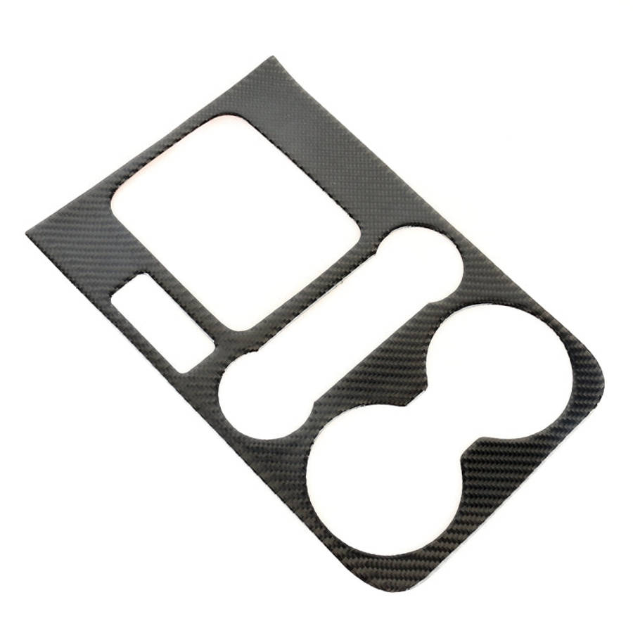 Car Carbon Fiber Gearshift Panel Frame Decorative Sticker for Volkswagen Touareg, Gearshift Panel
