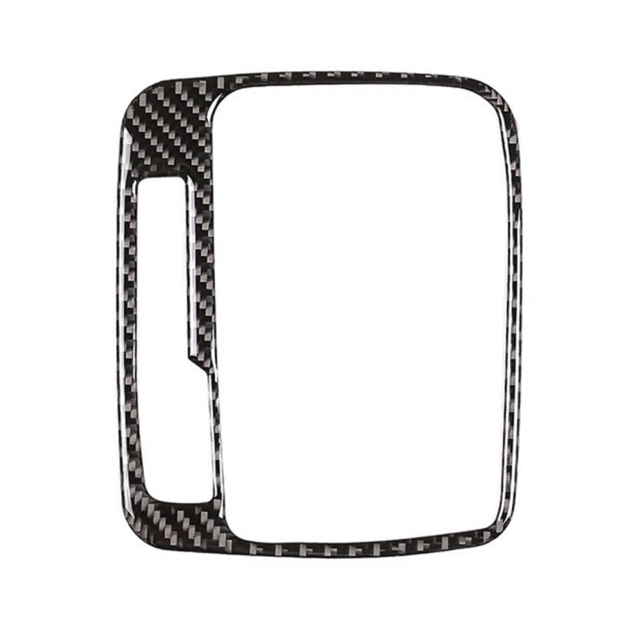 Car Carbon Fiber Gear Position Panel Decorative Sticker for Volkswagen Touareg, Gear Position Panel