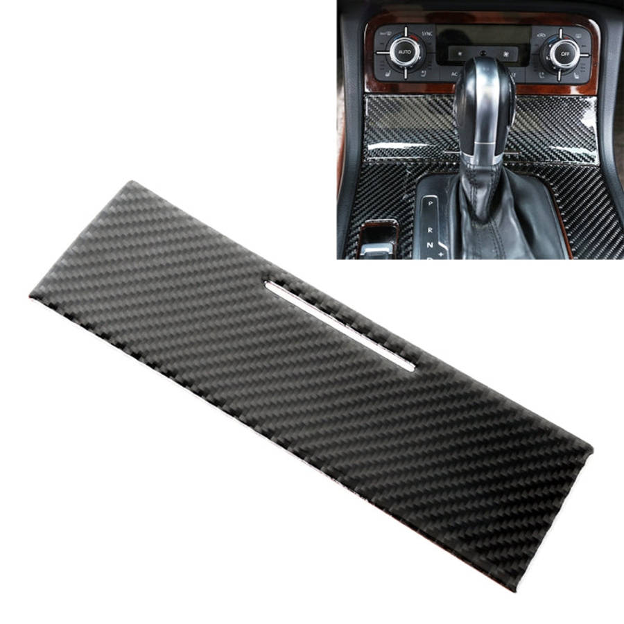 Car Carbon Fiber Cigarette Lighter Panel Frame Decorative Sticker for Volkswagen Touareg, Cigaret...