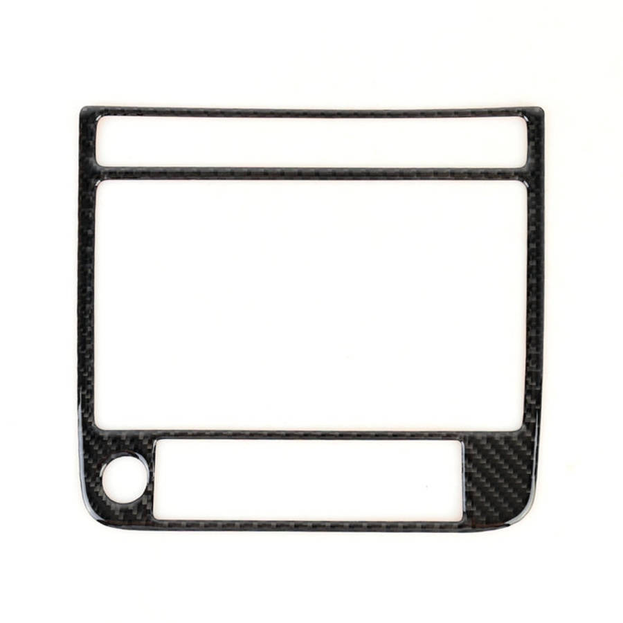 Car Carbon Fiber Navigation Panel Decorative Sticker for Volkswagen Touareg, Navigation Panel