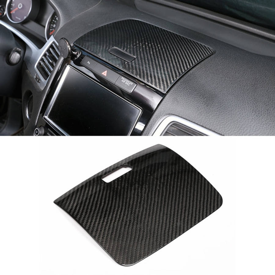 Car Carbon Fiber Instrument Panel Storage Panel Frame Decorative Sticker for Volkswagen Touareg, ...
