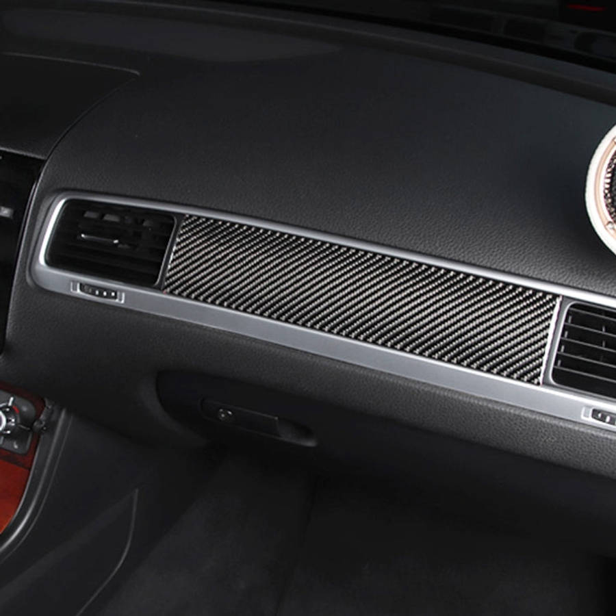 Car Carbon Fiber Dashboard Panel Decorative Sticker for Volkswagen Touareg, Dashboard Panel