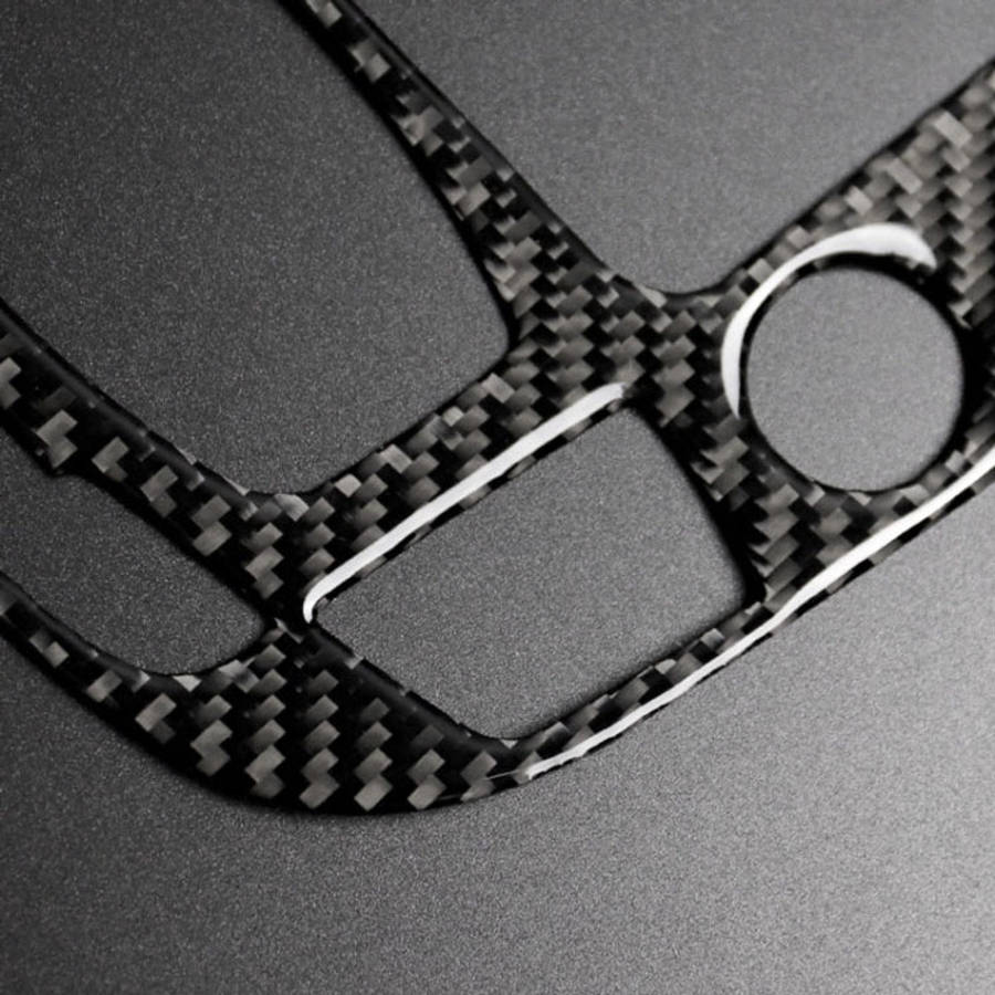 Car Carbon Fiber Gear Position Panel Decorative Sticker for Audi 2010-2018 Q5 / 2009-2016 A4L / 2...