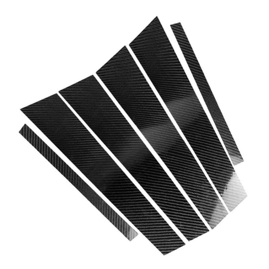 Car Carbon Fiber B Column Decorative Sticker for BMW E90 2005-2012, For BMW E90