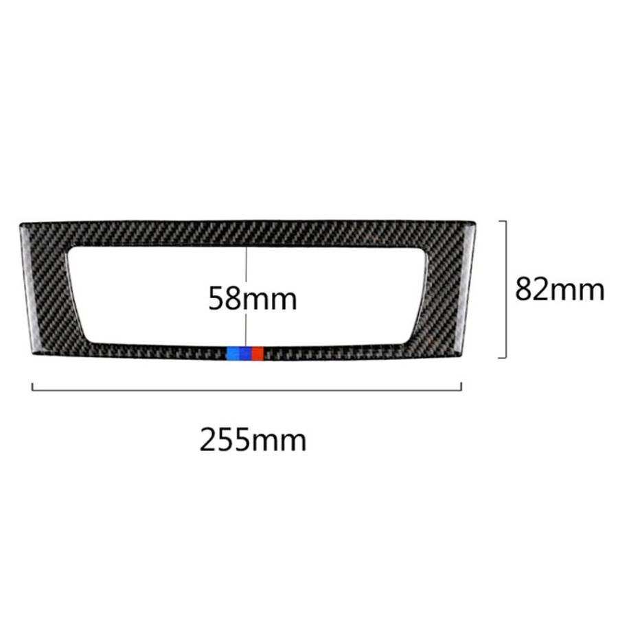Car Carbon Fiber Central Control CD Panel Three Color Decorative Sticker for BMW Z4 2009-2015, Ce...