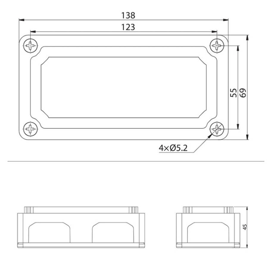 Max DC 48V 100A Heavy-Duty Module Design Bus Bar 4 M6 / 12 M4 Terminal Studs Box Busbar for Car /...