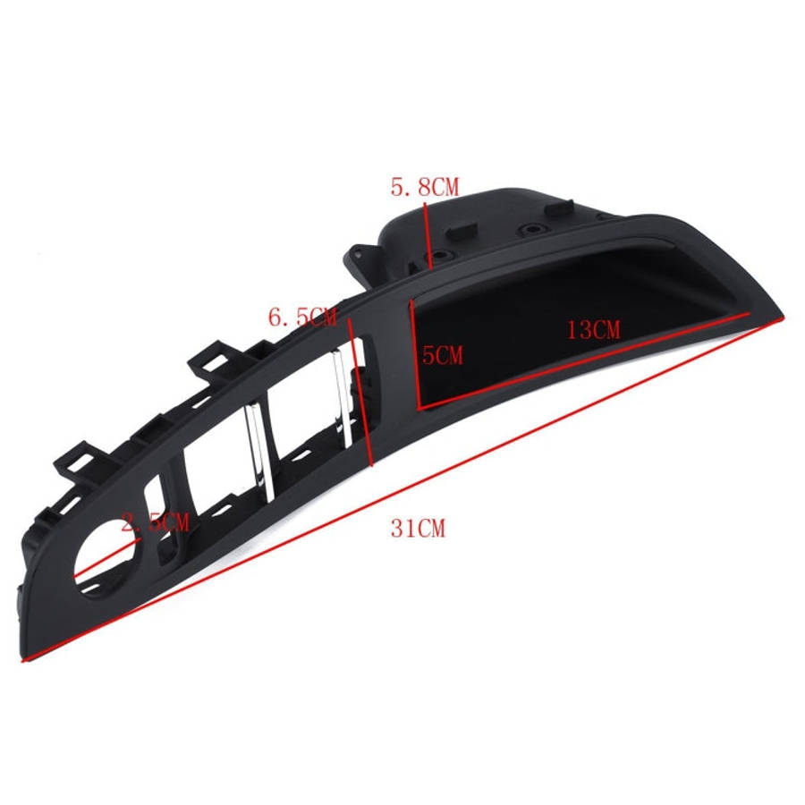 Door Left Front Handle Window Switch Panel 51417225875 for BMW 5 Series, For BMW 5 Series(Black),...