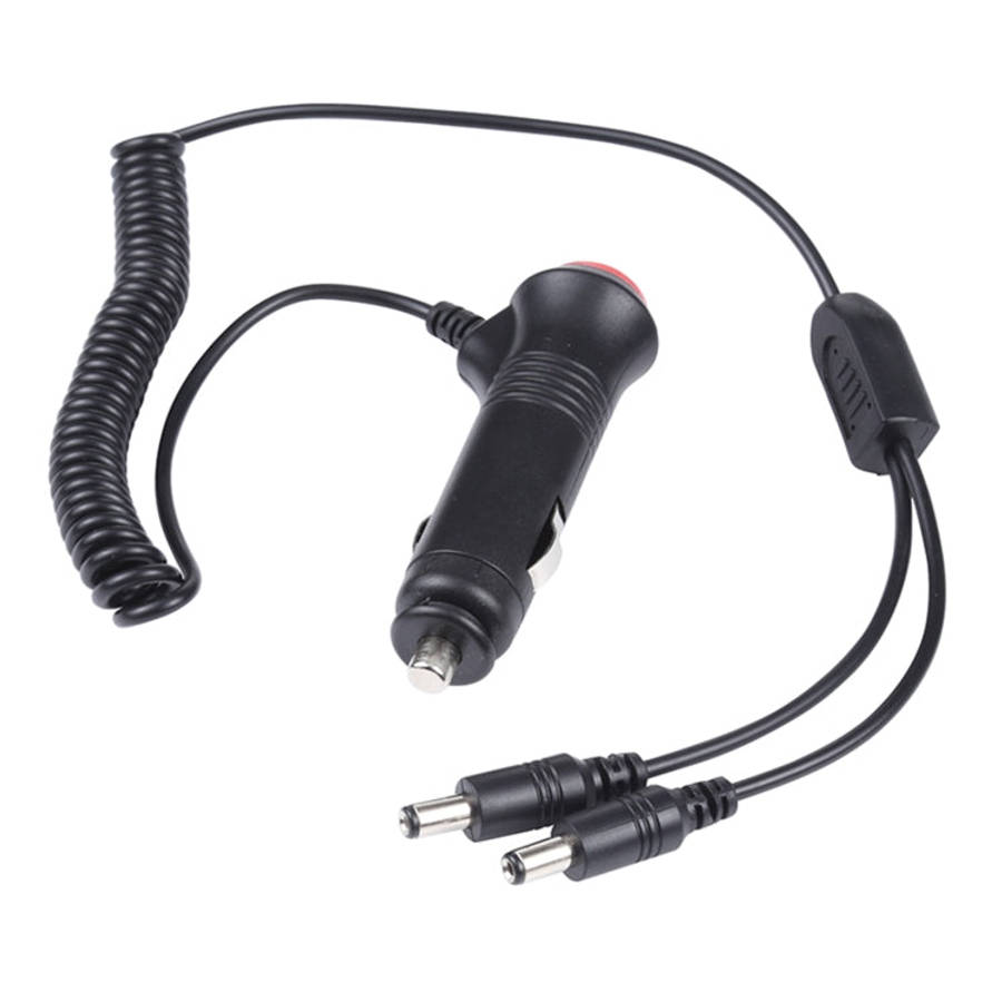 12-24V Car Cigarette Lighter Switch Plug to DC5.5x2.1mm Charger Spring Power Cable, Switch Plug