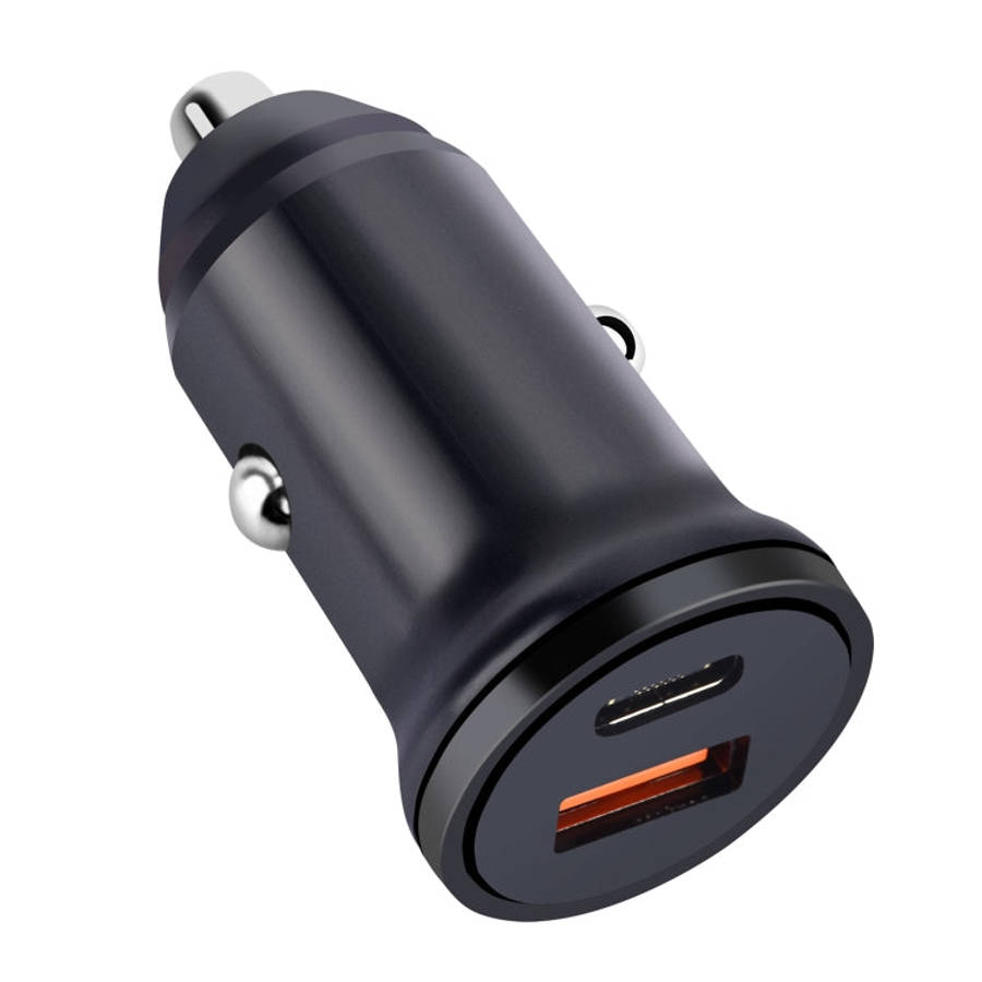 PD 20W USB-C / Type-C + QC 3.0 USB Interface Fast Charging Car Charger