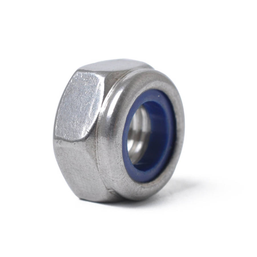 60 PCS Car 304 Stainless Steel Lock Nuts Nylon Insert Locknut Kit M3-M10, 60 PCS