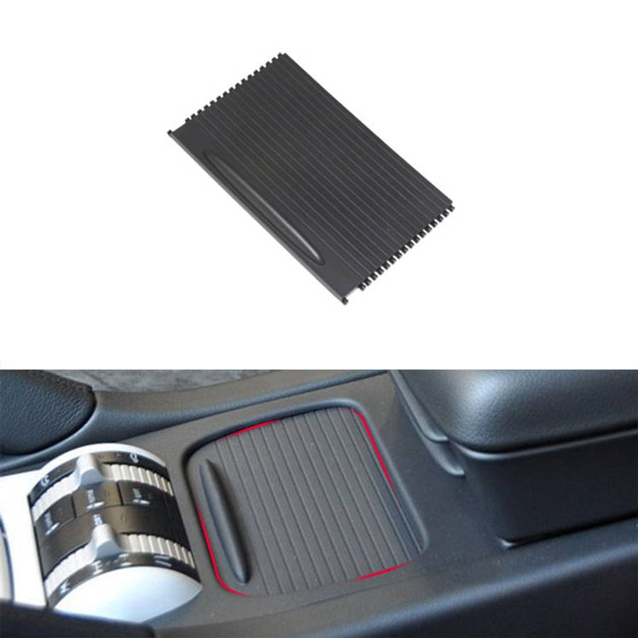 Car Center Console Water Cup Holder Cover Trim for Porsche Cayenne 2003-2010, Left Driving, Left ...