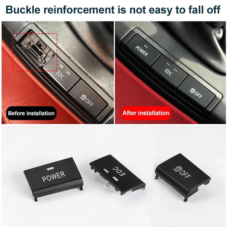Car No. 1 Center Console Switch Button for BMW 3 Series M3 2005-2012, Left Driving, No. 1