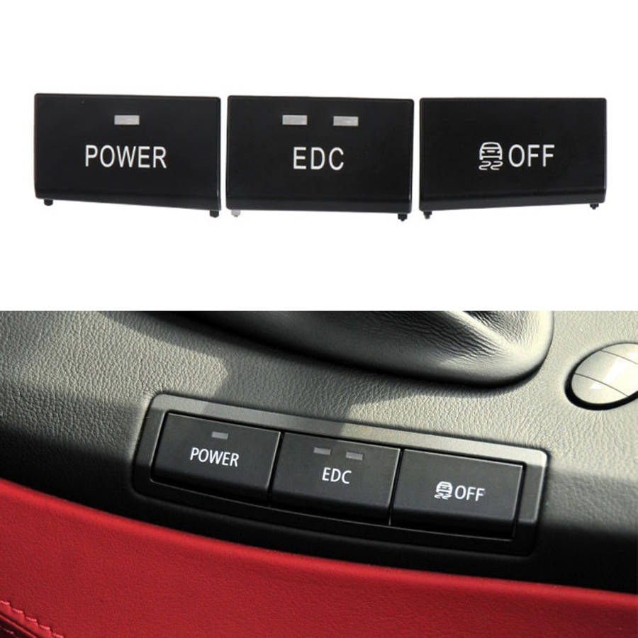 Car No. 2 Center Console Switch Button for BMW 3 Series M3 2005-2012, Left Driving, No. 2