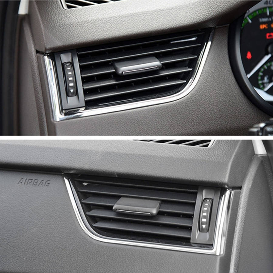 Car Left Side No.1 Air Conditioning Exhaust Switch Paddle for Skoda Octavia 2014-2019, Left Drivi...