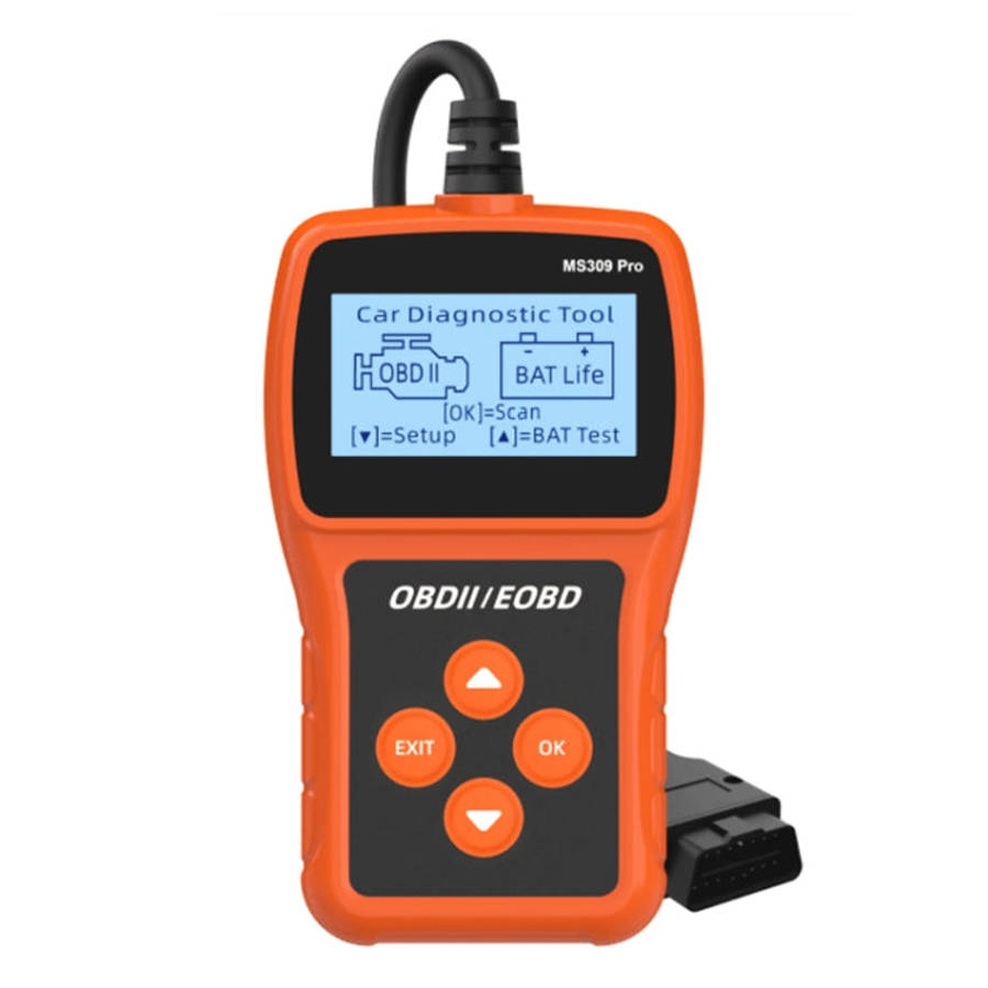 MS309 Pro Car Fault Detector OBD2 EOBD Scanner Code Reader, MS309 Pro