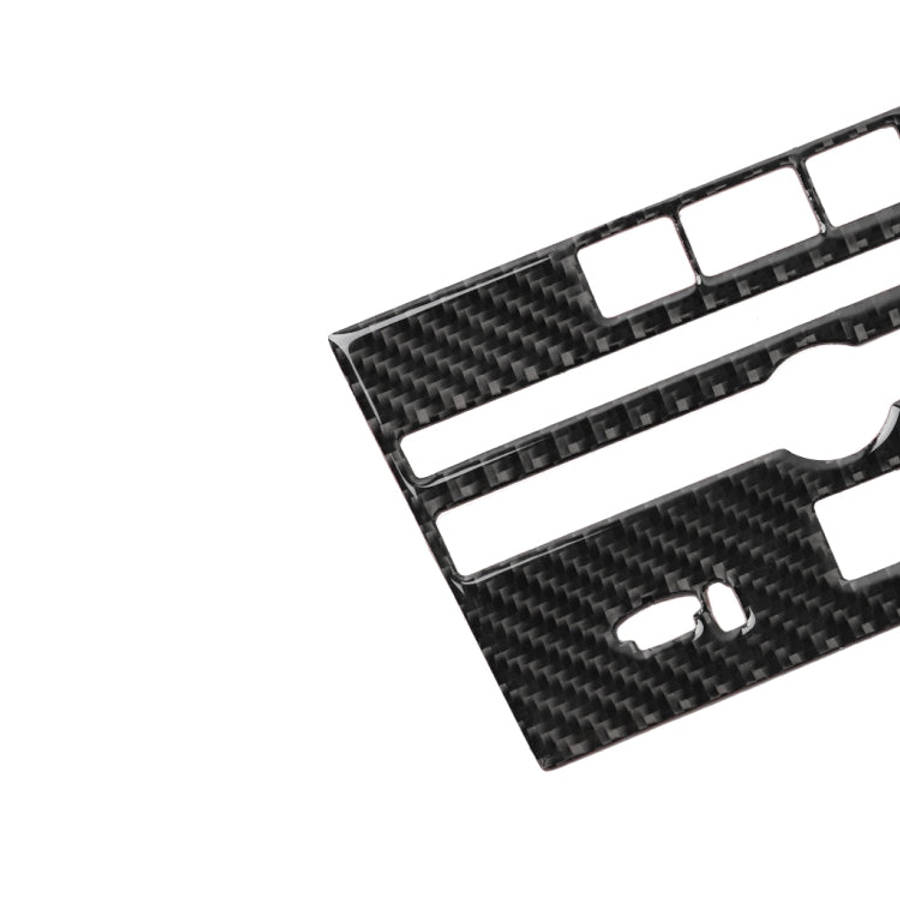 Car Carbon Fiber CD  Console Panel Decorative Sticker for Infiniti Q50 / Q60 2014-2020, CD Consol...