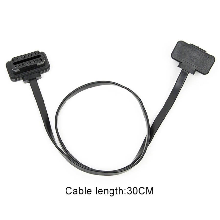 16PIN Car OBD Diagnostic Extended Cable OBD2 Male to Female Cable, Cable Length: 30cm, 30cm