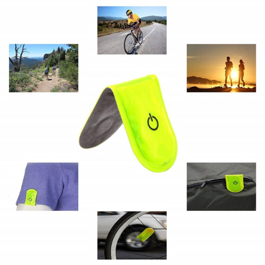 2 PCS Outdoor Night Running Safety Warning Light LED Illuminated Magnet Clip Light