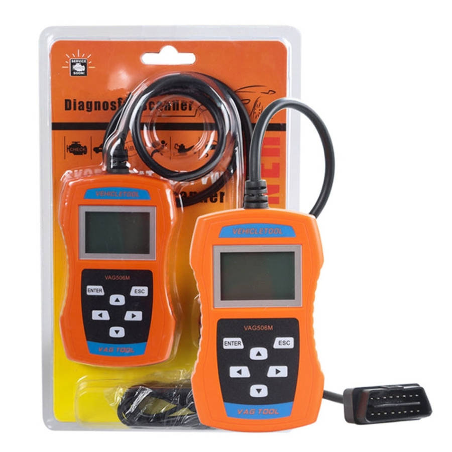VAG506M Car Mini Code Reader OBD2 Fault Detector Diagnostic Tool, Nordic Version, VAG506M, Nordic...