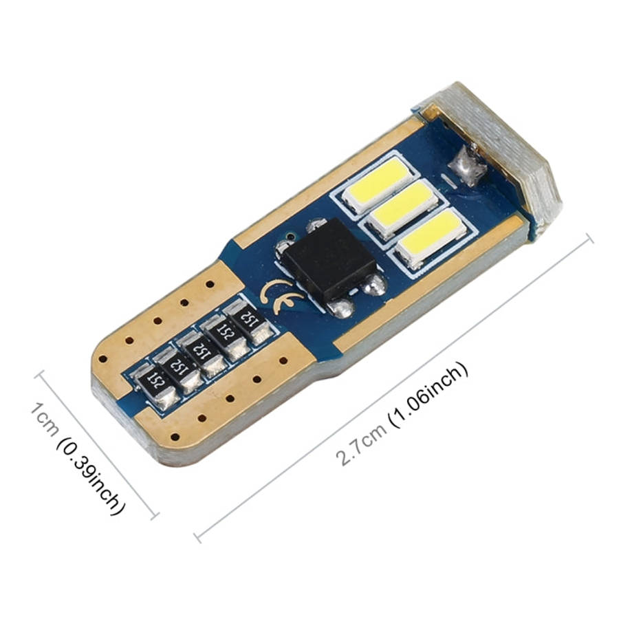 10 PCS T10 DC12V / 1.7W / 6000K / 110LM 9LEDs SMD-4014 Car Clearance Light, with Decoder, 10pcs D...