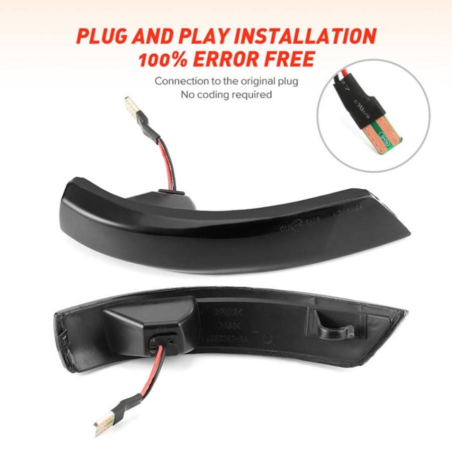 2 PCS D12V / 5W Car LED Dynamic Blinker Reversing Light Flowing Water Turn Signal Light for Ford,...