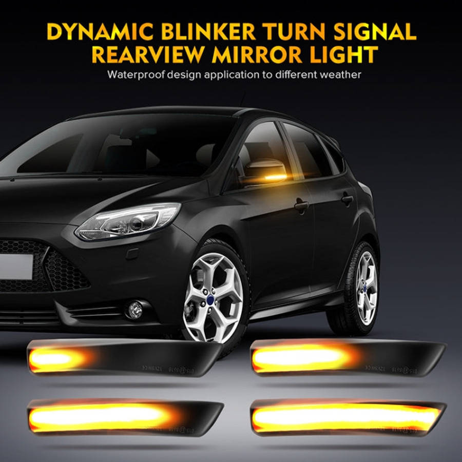 2 PCS D12V / 5W Car LED Dynamic Blinker Reversing Light Flowing Water Turn Signal Light for Ford,...