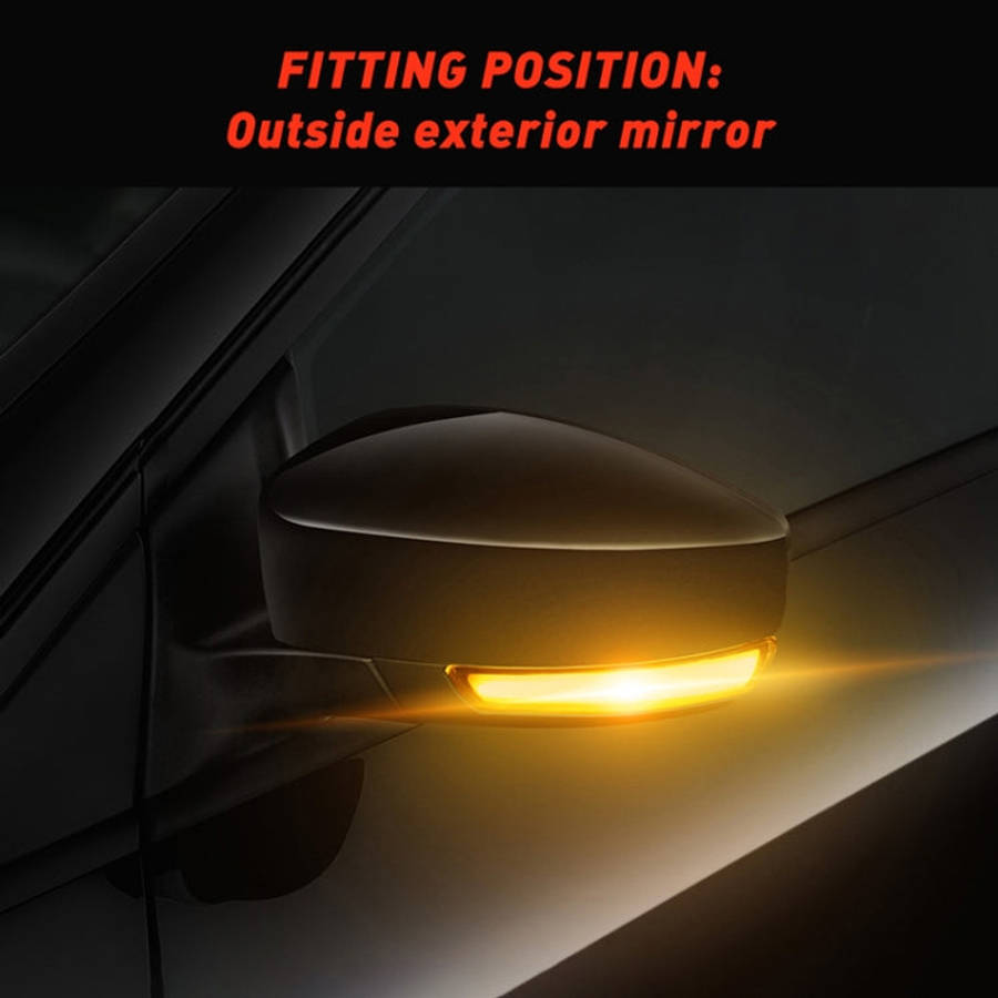 2 PCS D12V / 5W Car LED Dynamic Blinker Reversing Light Flowing Water Turn Signal Light for Ford,...