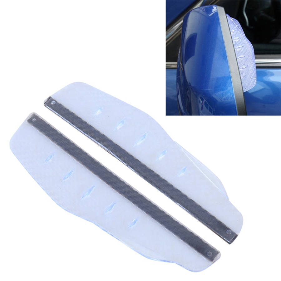 1 Pair 3R-2156 Universal Car Rearview Mirror Rain Blades Mirror Eyebrow Rain Cover