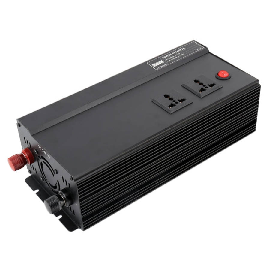 3000W DC 24V to AC 220V Car Multi-functional Sine Wave Power Inverter, Random Color Delivery, 300...